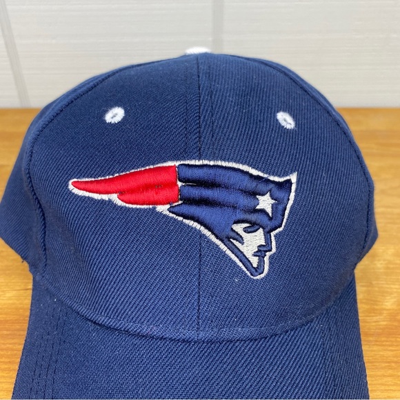 NFL Football New England Patriots Team Baseball Cap Hat Blue Logo - Picture 2 of 6